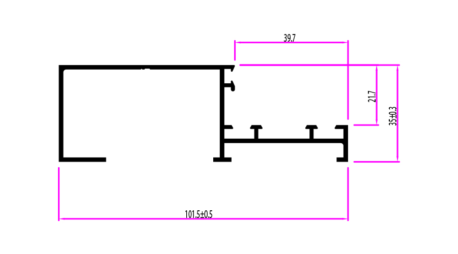 מזוזת מעבר לקבוע 3 נת' 7000 א- 6 מ' - الصورة 2