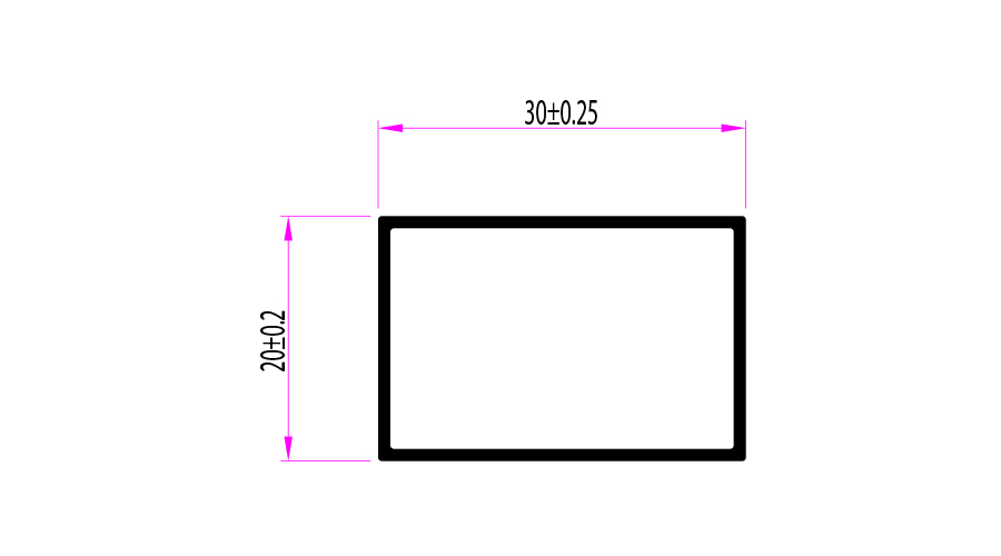מלבן 30X20X1.0 א- 6 מ' – תמונה 2