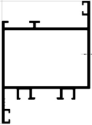תמונת מוצר משקוף / כנף לפתיחה פנימה 4900 א- 6 מ'