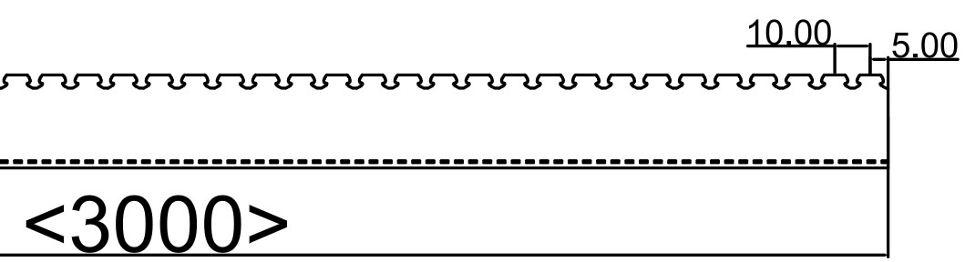 תמונת מוצר מסרק דגם אגם רוחב 20 ממ אנוד' שחור א-3 מ'