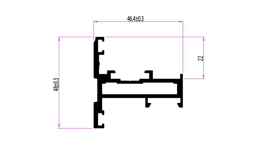 כנף לדלת פתיחה החוצה 4300 א- 6 מ' – תמונה 2