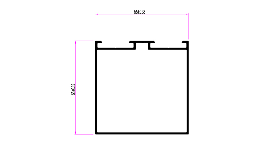מעקה 66X66 א- 6 מ' – תמונה 2