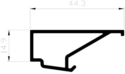 סרגל קטן 4900 6-11 מ"מ זיגוג. א- 6 מ' – תמונה 2