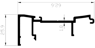 מתאם לדלת פנדל 4900 א- 6 מ' – תמונה 2